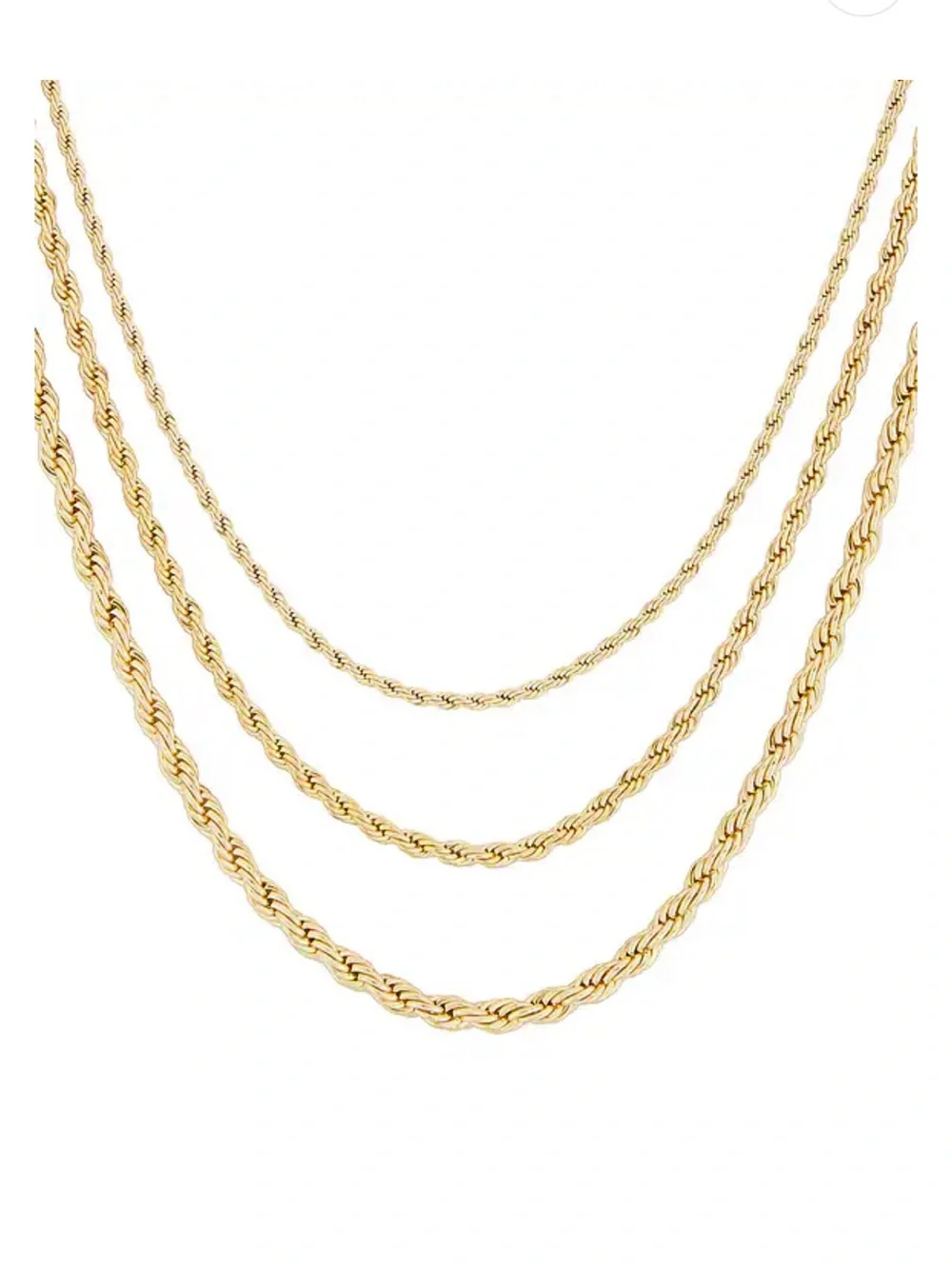REVOLVE x Lovers&Friends Gold Triple Rope Layered Necklace